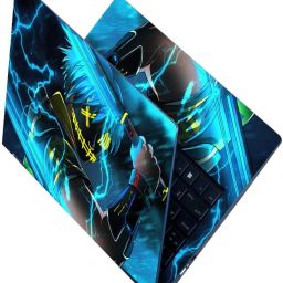 Anweshas Full Body Laptop Skin Sticker Fits Size Upto 15.6 inches - Anime Ninja Self Adhesive Vinyl Reusable Laptop Skin Compatible for 15.6 inch-image-23