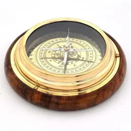 Handicraft Antique Decorative Wooden Nautical Compass Compass-image-68