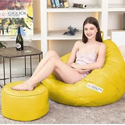4XL Tear Drop Bean Bag Cover(Without Beans)-image-22