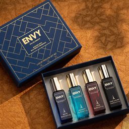 Envy Men Set of 4 Eau De Parfum 20 ml Each - Oud Luxure, Brave, Vivid, Elegant-11
