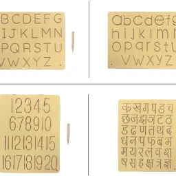 Educational Wooden Slate ABC, Hindi Ka-Kha & 1-20 Tracing Boards-picture-18