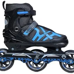 viel spiel 3 Wheel Adjustable with 100 MM PU In-line Skates In-line Skates - Size 6-9 UK image 4