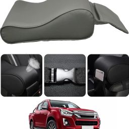 Universal Grey Arm Pain Releif Armrest/Handrest With Phone Holder For Car-286 Car Armrest Cover-image-68