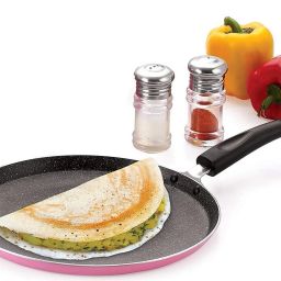Non-Stick Dosa Tawa Pan Tawa/Dosa Tawa/Dosa Pan/Roti Tawa/Chapati Tawa 23 cm diameter-image-37