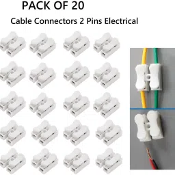 PACK OF 20 220V 10A Wire Terminal Cable Connectors 2 Pins Electrical Electronic Components Electronic Hobby Kit-picture-38