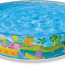 Happy Animals Clearview Snap Set Pool Inflatable Swimming Pool-34