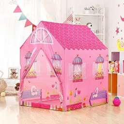 Jumbo Size Extremely Light Weight , Water Proof Kids Play Tent House for 10 Year Old Girls and Boys (Doll House)-image-18
