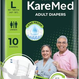 Comfort Tape Adult Diaper - Large (10 Pieces)- Waist (40-55 inch) - L-image-49