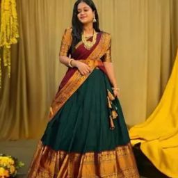 Embellished Semi Stitched Lehenga Choli-image-60