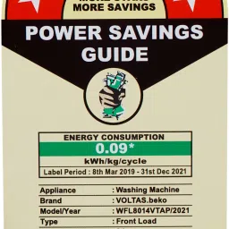 voltas beko 8 kg Fully Automatic Front Load with In-built Heater Grey image 4