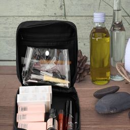 Kuber Industries Black Cosmetic Storage Pouch-image-112