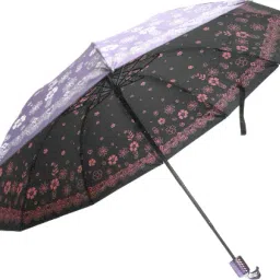 3 fold Premium Big Size Both side design print umbrella for girls and women. Umbrella-image-61