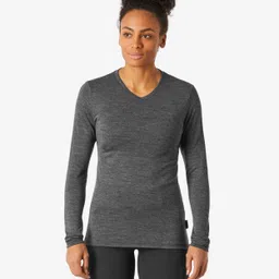 simond Women's Trekking & Travel Merino Wool T-Shirt - TRAVEL 500-picture-8