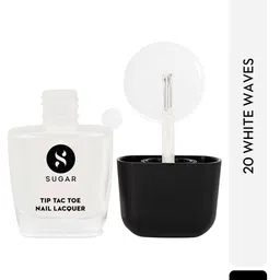 SUGAR Tip Tac Toe Long Lasting Glossy Nail Lacquer 9ml - White Waves 20-13