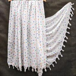 Rayon Printed White Women Dupatta-image-54