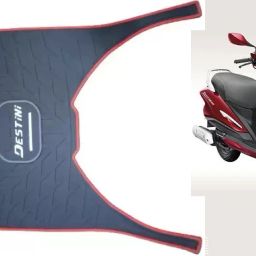 Premium Scooty Destini Foot Mat Hero Destini 125 Two Wheeler Mat-image-90