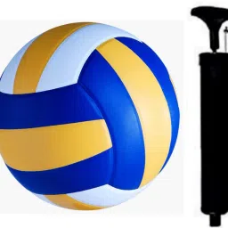 Soft Volleyball size-4 with Air pump official size and weight ( pack of 1) Volleyball - Size: 4-picture-23
