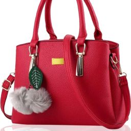 Women Red Messenger Bag-image-8