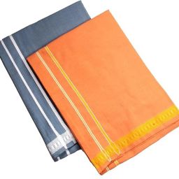 Hornbill Enterprises Single Dhoti -2 Mtrs/Mundus/Lungi Solid Men Dhoti-image-7