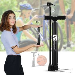 Multifunction Portable ortable Bike Floor Pump Automatically Ball Pump-26