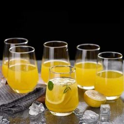 (Pack of 6) Drinking Water/Juice/Wine/Sharbat/Mocktail/Whisky Glass Set Water/Juice Glass Glass Set Water/Juice Glass-image-28