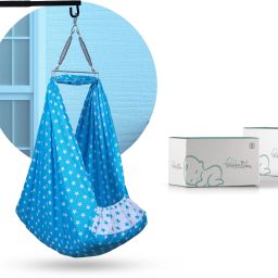 Cradle for baby with sliding window hanger, cradle swing, baby thottil-21