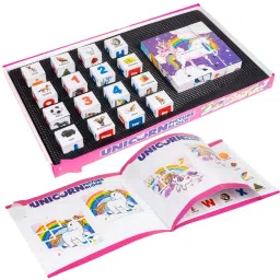 Educational Unicorn 5 in 1 Picture Block for Kids (Multicolor)-15