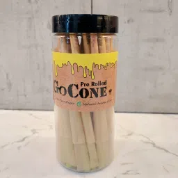 GoGo Pre rolled unbleaches rolling paper 50 cone (Exclusive and Premium) Pre rolled King Size 13 gsm Paper Roll-19