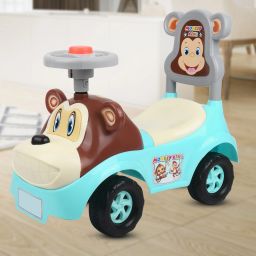 KIDS SCOOTER WITH MONKEY FACE , BEST FOR 1 TO 2 YEAR KIDS ONLY, LIGHT & MUSIC-picture-2