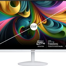 Acer 60.45 cm (23.8 inch) Full HD LED Backlit IPS Panel with Blue Light Shield, Low Dimming, Comfy View, Eco Display, 2X1W Inbuilt Speakers, Wall Mountable Ultra Thin Monitor (SA242Y)-4