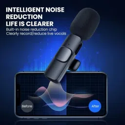 TreEye s K8 Wireless Microphone for Type C Android Mobile Phones & iPhones Camera Microphone image 4
