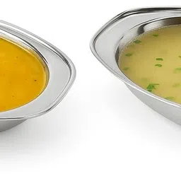 fanqew Stainless Steel Oval Serving Plate Set of 2 Tray Serving Set-picture-13