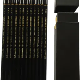 Mono 100 (Homo Graph) Highest Quality Black Drawing (6B, 5B, 4B, 3B, 2B, B, HB, F, H, 2H, 3H, 4H) Pencils with Mono Zero Eraser Limited Edition Pencil-10
