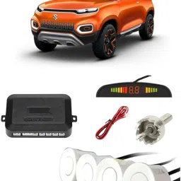 PKNA0322 White Car Reverse Parking Sensor with LED Display 4 Sensor PKNA0322 Parking Sensor-image-68