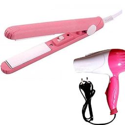 MARCRAZY Professional Folding 1290-B Hair Dryer With mini hair straightener M-HAIR_COMBO Hair Straightener-image-77