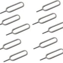 Saviraj 10pcs Sim Card Tray Ejector Eject Pin Key Removal Tool Sim Adapter (Steel) Sim Adapter image 2
