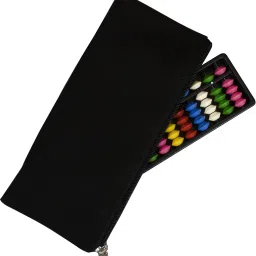 spillbox Abacus Math Learning Kit 15 Rod Multicolour White with Canvas Pouch image 2