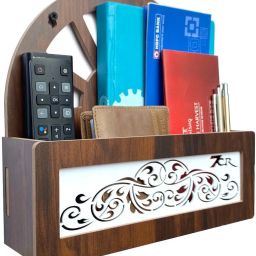 Unique Round Book Shelf (WB) Engineered Wood Open Book Shelf-image-29