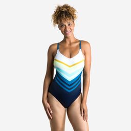 Women one-piece Swimming Swimsuit Lila Sharp - Navy-image-17