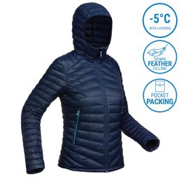 Women Trekking Down Jacket MT100 -5°C Navy-image-14