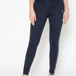 Vami Women Navy Blue Yoga Track Pants-image-19