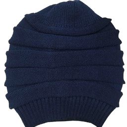 Gajraj Unisex Navy Blue Slouchy Beanie-63