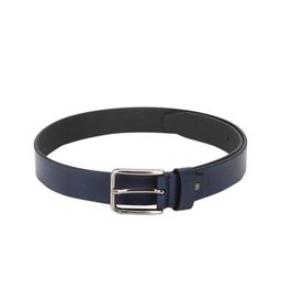 Peter England Men Navy Blue Leather Belt-image-85