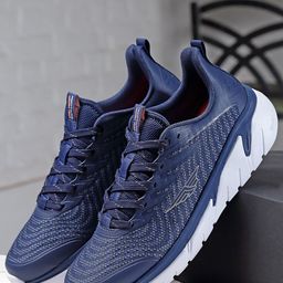 Red Tape Men Navy Blue Mesh Waking Shoes-93