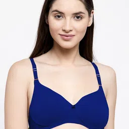 GROVERSONS Paris Beauty Navy Blue Heavily Padded Bra-image-39