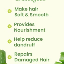 VITMINVEDA Set Of 2 Aloe Vera Shampoo with Vitamin C to Reduce Frizz - 200 ml Each image 2