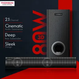 Thomson AlphaBeat80 Soundbar, 80W, Virtual 3D Sound, EQ modes, with BT v5.1, 80 W 80 W Bluetooth Soundbar image 2