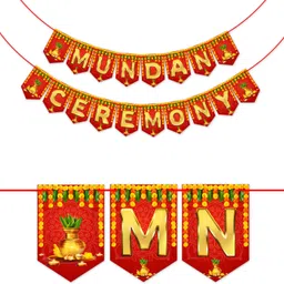 wobbox My First Hair Cut Banner, Mundan Ceremony Banner, Mundan Ceremony Decoration Banner-picture-49