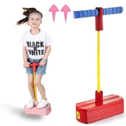 Kids Pogo Jumper for Toddlers, Safe Foam Bungee Stick, Improves Balance & Fun-43
