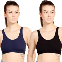 Pack of 2 Women Sports Non Padded Bra-image-30